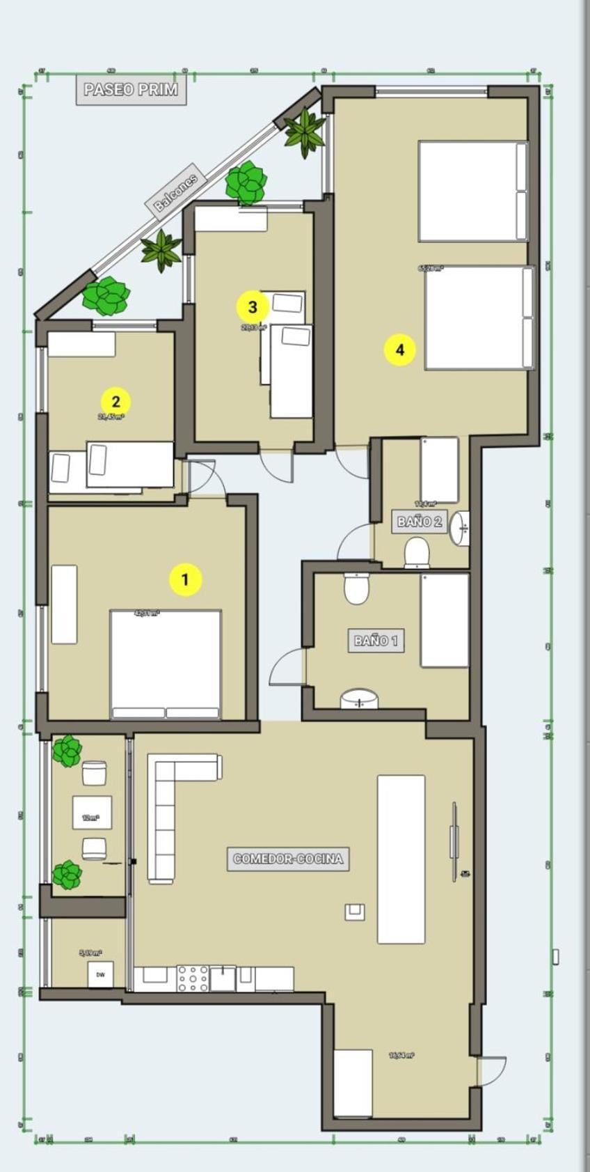 Tarragonaapartments Prim 350 เรวส์ ภายนอก รูปภาพ